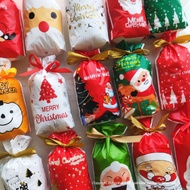 🎄SG In-stock🎄 Christmas Drawstring Gift Pouch for Goodies Gift Bag and Christmas Gift packaging