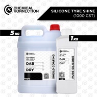 CHEMICALK🔥 Wax Silicone Rim & Tyre Shine - 1KG 5KG | Pure Silicone Wax for Tyre Tayar | Super Kilat 