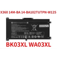 HP X360 14M-BA 14-BA102TUTPN-W125 BK03XL WA03XL Laptop Battery