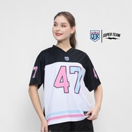 Superteam Number 47/ NFL Liora Love Academy Oversize Jersey/ Rugby/ Streetwear/ arga/
