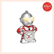Seiko Clock Alarm Clock Ultraman Character Type Talking Alarm Analog JF336A SEIKO Silver 23.7×16.7×12cm