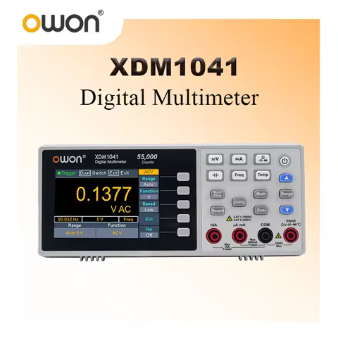 OWON HDS242S HDS272S Handheld Digital Oscilloscope 1GSa/s 2CH+1CH Generator USB Type C 3.5inch 14 bi
