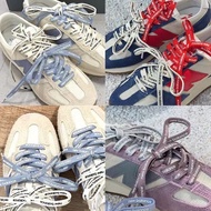 471N Zhang Yuanying Suitable Forrest Gump Shoes Letter Shoelaces Black Red Beige Letters Men Women S