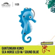 GANTUNGAN Munkees Keychain 1124-1126 LED Sea Horse Sound