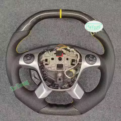 For Ford New Transit / Tourneo Custom Customized 100% Real Carbon Fiber Car Steering Wheel