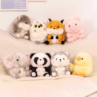 keychain plushie cny gift Siri loket bola mainan mewah boneka boneka penguin gajah rubah panda hadia