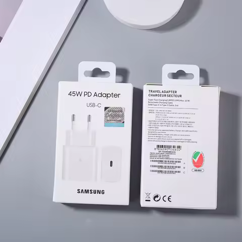 Original Samsung Note 20 S24 S23 Ultrra 45W PD PPS Super Fast Charger EU/US/UK Power Adapter EP-TA84
