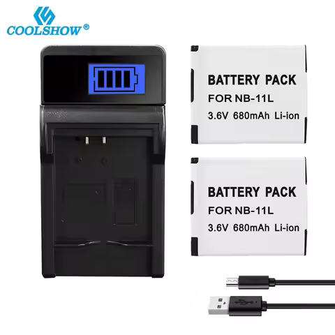 680mAh Battery NB-11L NB 11L For Canon IS A2600 A2300 A2400 A3500 A4000IS IXUS 125 132 140 240 245 2