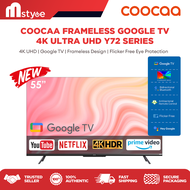 [FREE SHIPPING OFFER NOW] COOCAA Smart TV 50, 55, 65 inch G00gle TV Smart TV - HD - Bezel Less - Mir