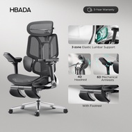 【In Stock】HBADA E3 Pro Ergonomic Office Chair with 3-Zone Dynamic Lumbar Support 3ZXL