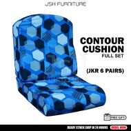 Contour Cushion JKR High Density Foam By JSH JKR6 – 12 Pcs JKR Kusyen Sofa Set Kayu / Cushion With Cover Random Colour