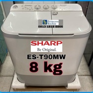 ( Bebas Ongkir ) Mesin cuci Sharp 8kg ES T 90 MW
