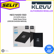[SELIT TRADING] KLEVV NEO N400 2.5" SATA 6GB Solid State Drive write up to 500MB/s 240GB 480GB, 3 Years Warranty with Tech Dynamic