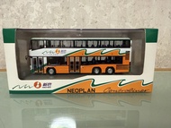 1:76 巴士模型 MODEL 1 64401 新巴 NWFB Neoplan Centroliner 12m 6008 (早期版；波浪色) (JU1220) - rt. 2X 灣仔特快