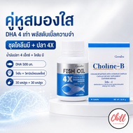 Brain Care Set Memory Fish Oil 1000 mg. Choline B Vitamin GIFFARINE (Fisn 1000 mg/Choline-B)