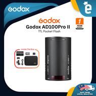 Godox AD100Pro / AD100Pro II 100Ws TTL 2.4G HSS 1/8000s Pocket Flash Light 2600mAh Lithium Battery