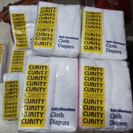 Curity Soft Absorbent Cloth Diaper Per Pack Lampin 36"×16"