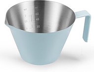 MHW-3BOMBER Espresso Measuring Cup with 3 oz Sauce Cup Espresso Shot Cup Stainless Steel Pouring Cup