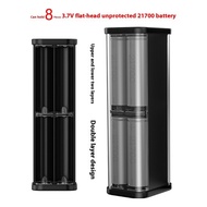 PCF* 21700  Storage Case 8 Slots Transparent Design USB C Fast Charging Kit