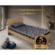(warranty 5 years) Tilam Single Rebond 5 Inch, Tilam bujang 5 inch Yang berkualiti