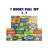 Usborne book set Usborne book Business Economic 7 Books Hard cover Money Politics Business Philosoph