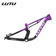 LUTU Mountain Bike Aluminum Alloy Softail Frame - 24-inch All-Terrain Suspension Off-Road Frame