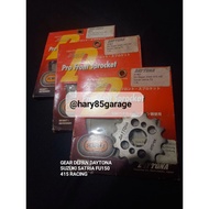 SUZUKI DAYTONA 415 RACING FRONT GEAR SATRIA FU150SUZUKI Original