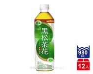 黑松茶花綠茶-無糖(980mlX12瓶)