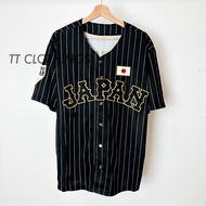 Baseball Jersey MLB OHTANI 17 Black Japan Samurai Special LA Angels T-Shirt Baju Tops