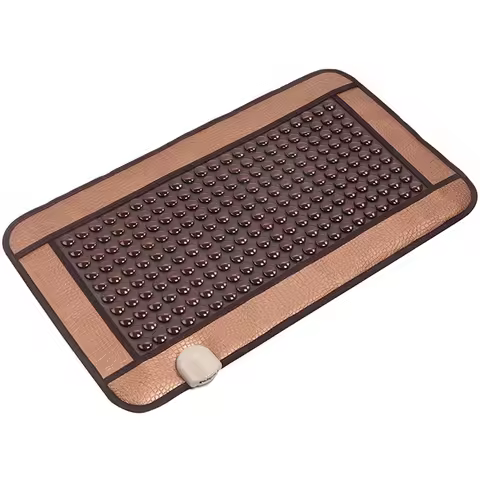 220V healthcare Korea germanium tourmaline massage mat jade mattress electric heating therapy pad cu