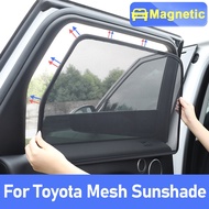 Car Magnetic Window Sunshade for Toyota Alphard Rush Wish VIOS Accessories Car Sun Shade Sunshade Sun Protection Shading