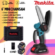 MAKITA Electric Mini Chainsaw Pruning Saw Rechargeable Lithium Battery Mini Electric Saw Electric Ch