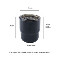 隨行杯 高顏值迷你杯雙層304不鏽鋼咖啡杯美式復古