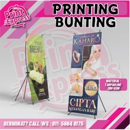 { READYSTOCK } PRINTING BUNTING / BUSINESS MAKANAN / IKLAN PERNIAGAAN DAN PROMOSI /IKLAN INFO SEMASA