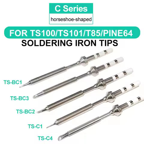 TS100 Mini Welding Horseshoe Sharped TS-BC1 TS-BC2 TS-BC3 TS-C1 TS-C4 Soldering Iron Tip for TS100 T