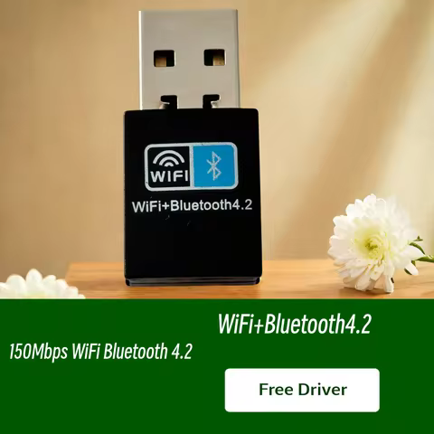 2 In 1 USB Wifi & Bluetooth 150Mbps USB WiFi Bluetooth Adapter 2.4Ghz Wireless External Receiver Tra