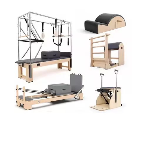 Fitness Equipment Wooden Steel Half Tower Beds Cadillac Reformer Pilates Commercial Fitness Pilates