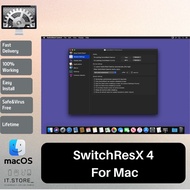 SwitchResX 4 Lifetime for Intel and M1 Chip Apple Silicone MacOs/Macbook/Mac Software Full Version