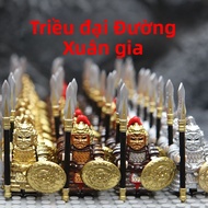 Compatible with LEGO Tang Dynasty Spring Army, ancient army, iron cavalry soldier model, Yulin army,