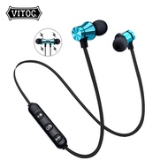 Vitog XT11 wireless bluetooth magnetic headphones music headphones neckband sports headphones microphone