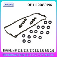 Valve Cover Gasket 11120030496 SET FOR BMW 2.2L 2.5L 3.0L GAS E46 E39 E60 E83 M54 320i 325i 330i 520