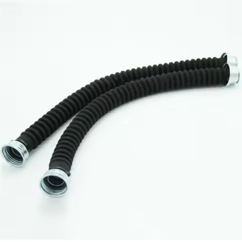 0.5M Long Tube RD40 R40 Interface 40mm Connection Air Flow Pipe Tube for Gas Mask Respirator Blower 