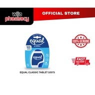 EQUAL CLASSIC TABLET 100'S/ EQUAL CLASSIC STICKS 50/100'S - SUGAR REPLACEMENT