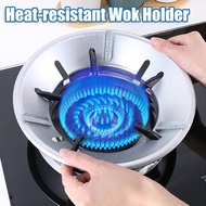Windproof Wok Ring Cast Iron Wok Ring Universal Gas Stove Wok Stand for Energy Saving Cooking Heat Resistant Non-slip Wok Ring Support Rack for Southeast Asian Kitchens