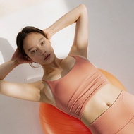[Hyphy] Waist Cut Slim Bra Top-Apricot Milk Tea