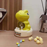 เครื่องจับตู้ตุ๊กตาคีบไดโนเสาร์ของเล่นแบบโต้ตอบสำหรับเด็กที่ kado ulang tahun ของเล่นแบบหนีบเพื่อความสนุกสนานขนาดเล็ก