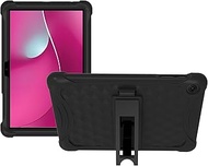 (for REVVL TAB 2) Transwon Silicone Case for TMobile REVVL TAB 2 2025 10.1 inch Model 9185W - Black