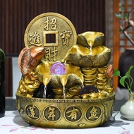 Flowing Water Making Money Feng Shui Wheel Ornaments Lucky Fountain Desktop Decoration Living Room Circulating Watersca