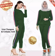 LVB - (COD & FREE ONGKIR) Setelan Training Wanita PLAY/uk. L - XL - XXL - 3XL/NEW 2023/PL^Y PLY/Trac
