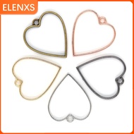 15pcs Pendant Press Frame Geometric Star Shape Open Bezel Accessory Necklace DIY Back Jewelry